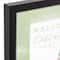Welcome Easter Gnome 12" x 12" Black Floating Framed Canvas
